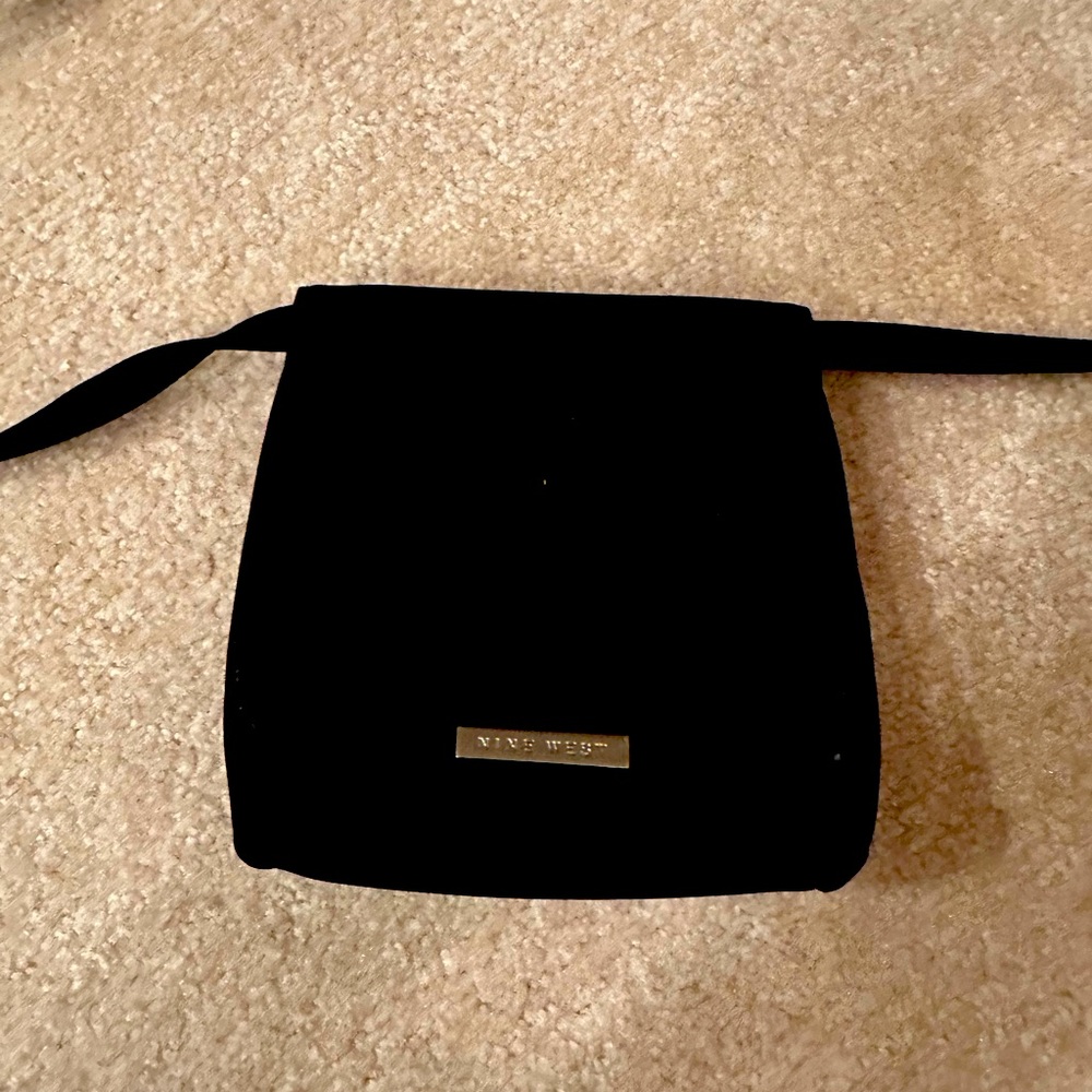 Nine West fabric crossbody, small bag, black.